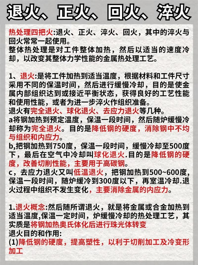 热处理失败?别怕,还可以回火
