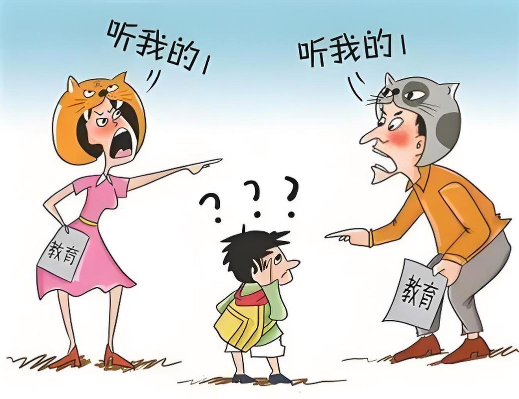夫妻为育儿方式争执各执一词