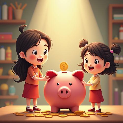 儿童用零花钱练习金钱运算场景