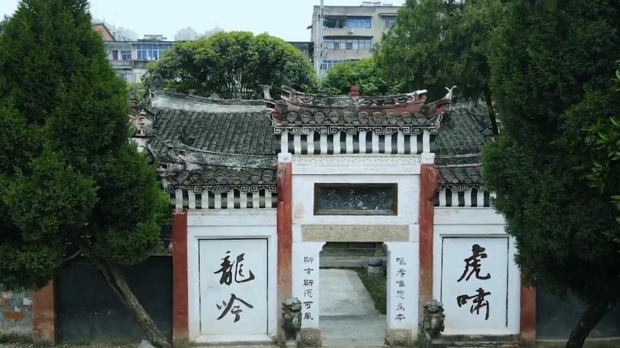 湖北南漳徐庶故里院内单福桥