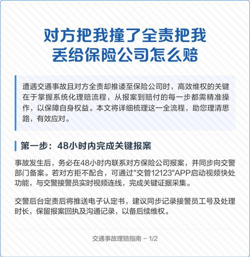 保险理赔48小时报案提示海报