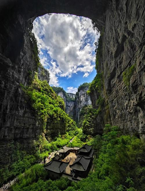 武隆天生三桥全景