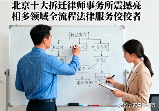 北京拆迁律所咨询现场律师查看规划图