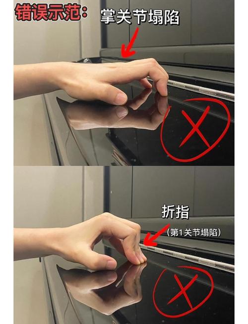乐器初学者错误持琴手势示意图