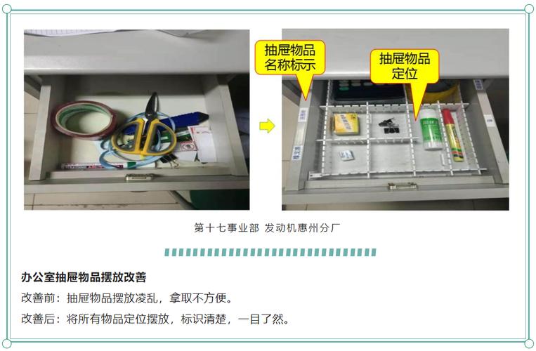 制造车间5S整理前后对比图