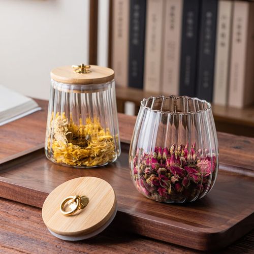 家用干花茶避光密封收纳成品展示图