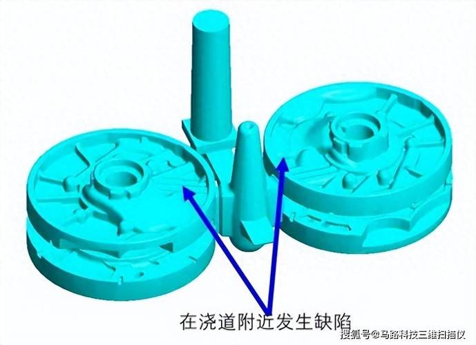铸造浇注系统设计CAD示意图