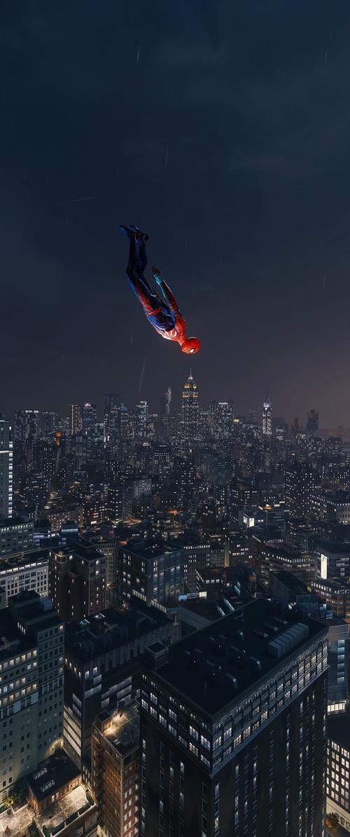 PS5运行漫威蜘蛛侠2曼哈顿夜景实机图