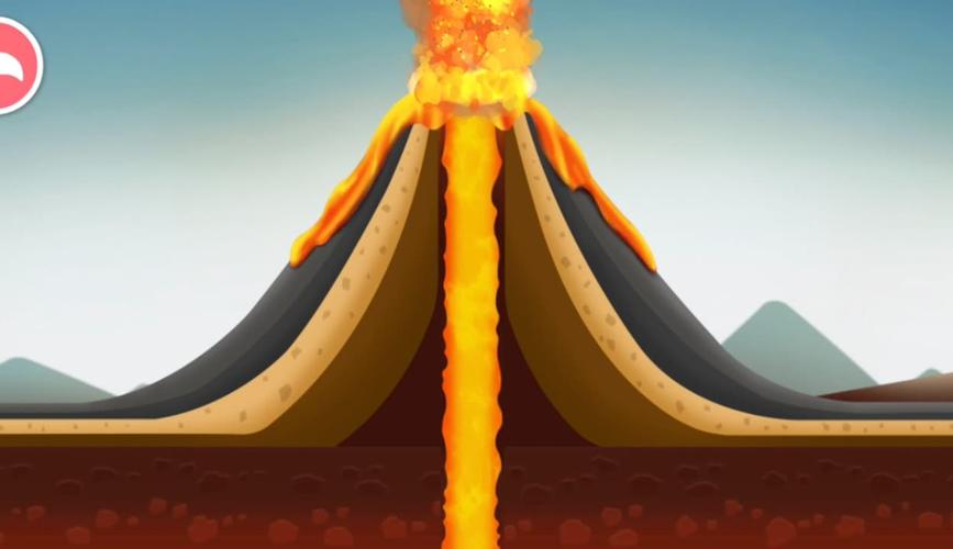 把火山变成游戏,帮孩子把岩浆倒出来
