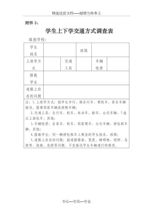中学生校园周边交通调研实践记录