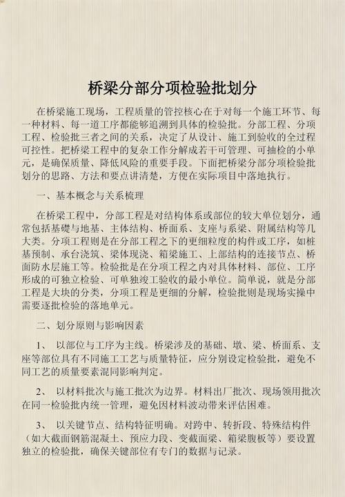 桥梁工程标段拆分锈蚀防护责任划分表