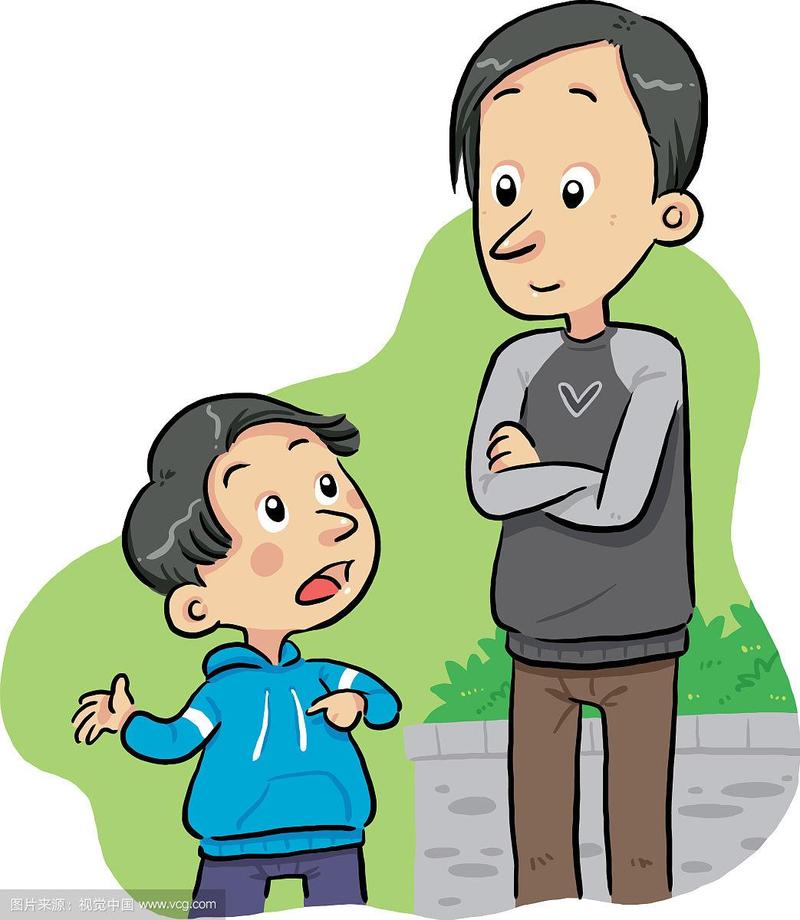 3岁儿童追问工业人爸爸问题亲子互动图