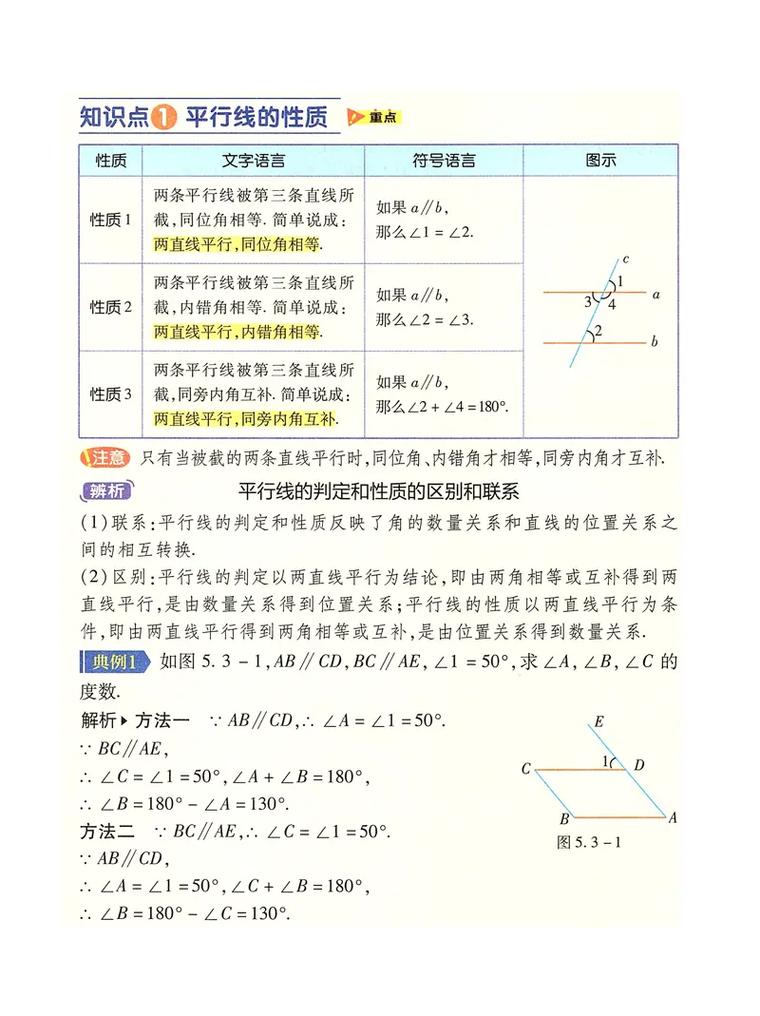新课标下，平行线性质都怎么考