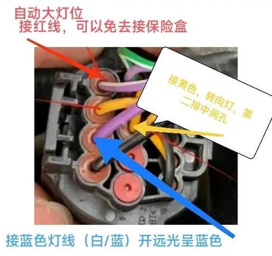 普通车主自检汽车车灯线路插头操作图
