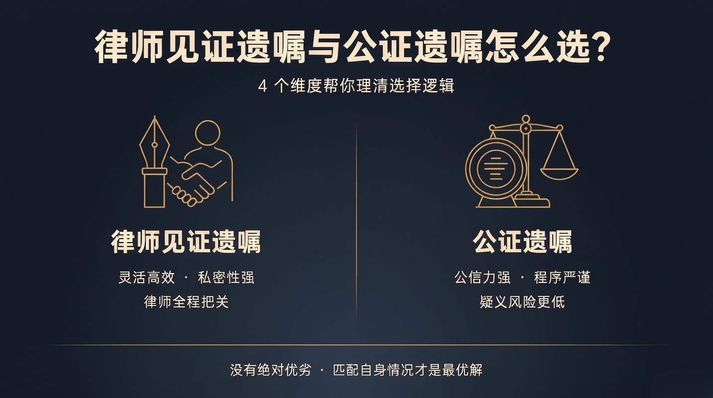 不同场景下的公证遗嘱律所选择适配参考