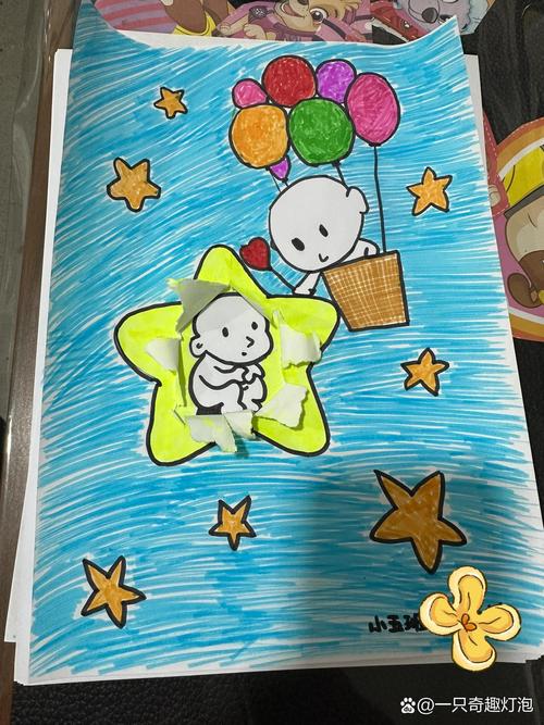 普通教室里的孤独症儿童独自画画