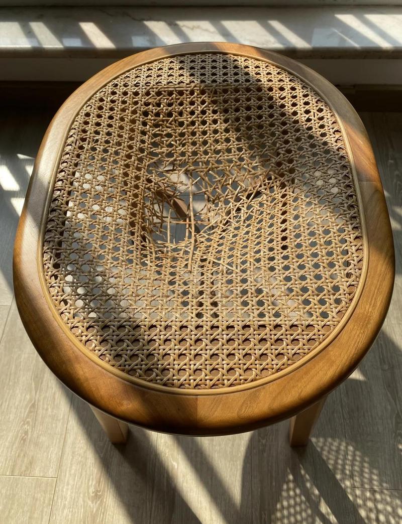 藤编家具缝隙清洁细节手法