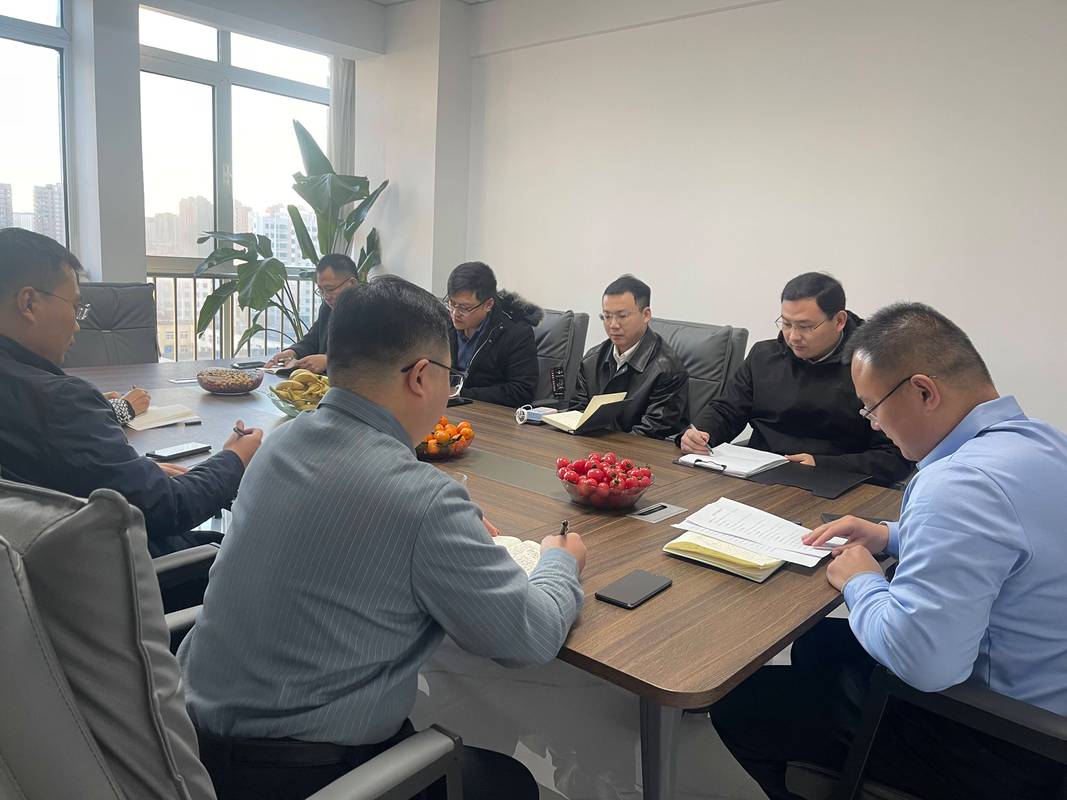 公司高管与法律顾问进行视频会议场景