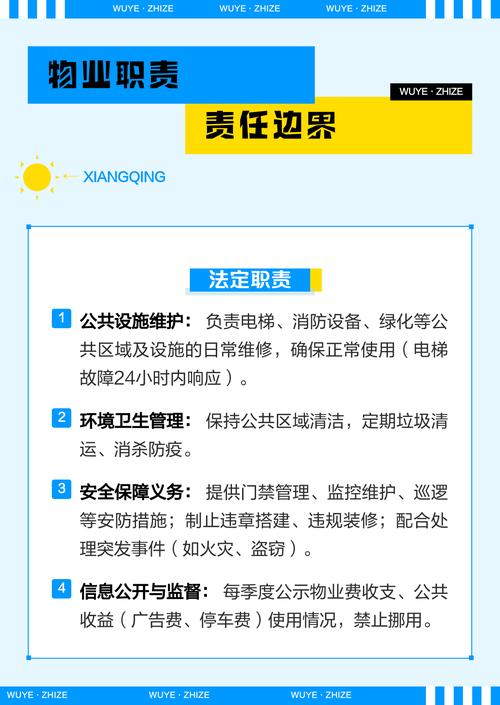 住宅小区物业服务合同权责划分对照表