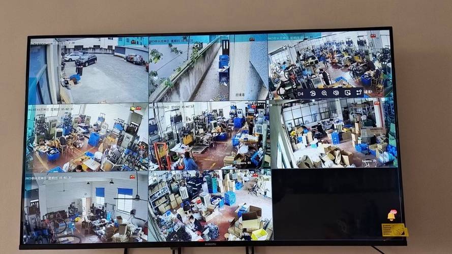 传统工厂车间民用视频监控安装实景