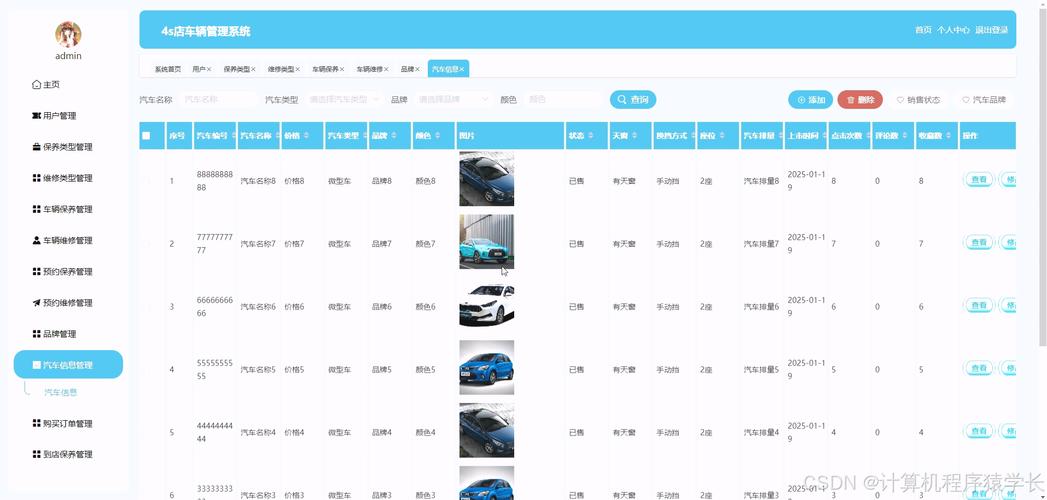 汽车品牌多门店GEO信息管理后台界面
