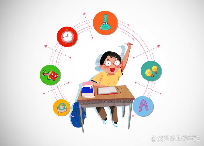 碎片时间学习微场景插画