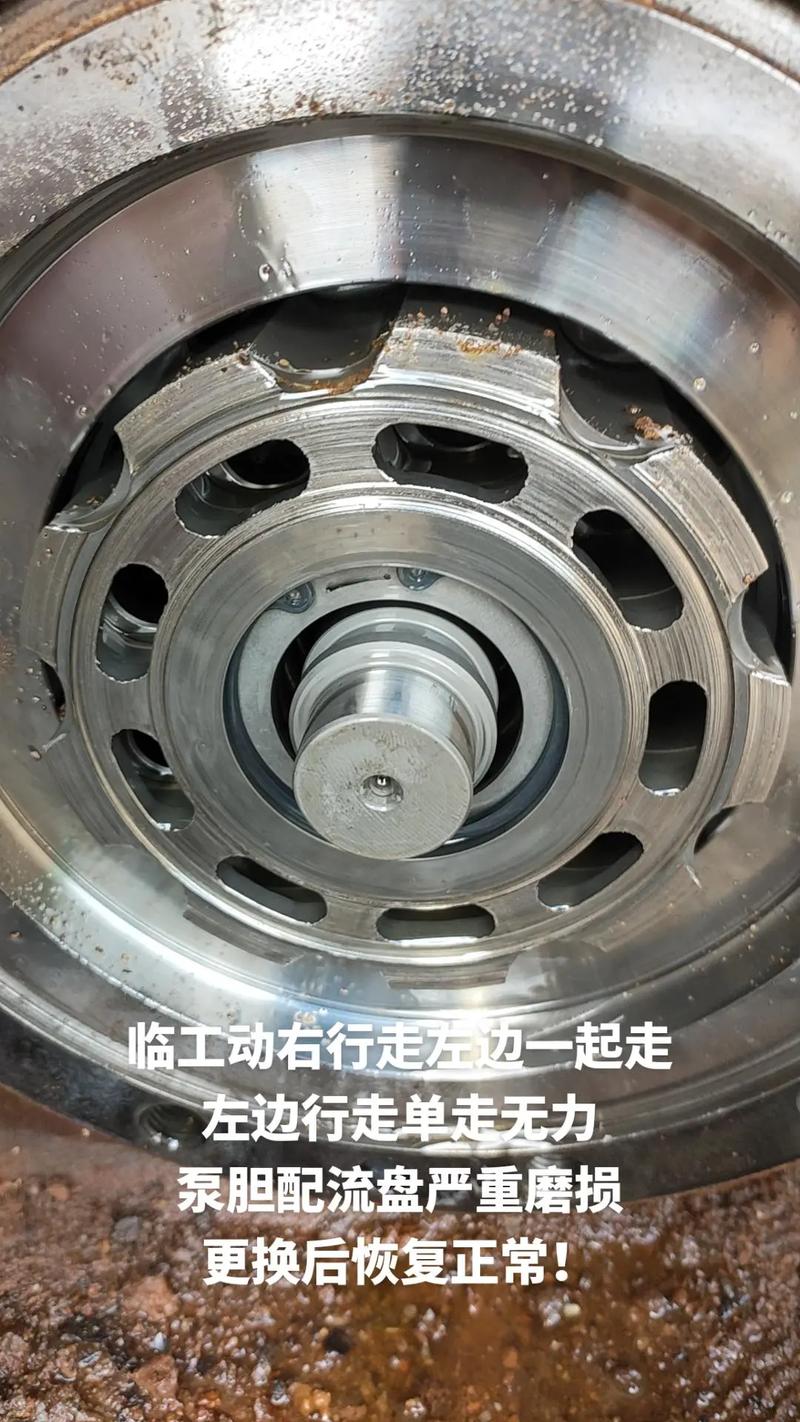 液压泵配流盘磨损失效分析图