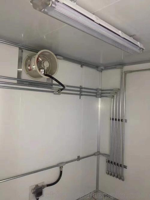 化工仓储防爆冷风机内部安装图