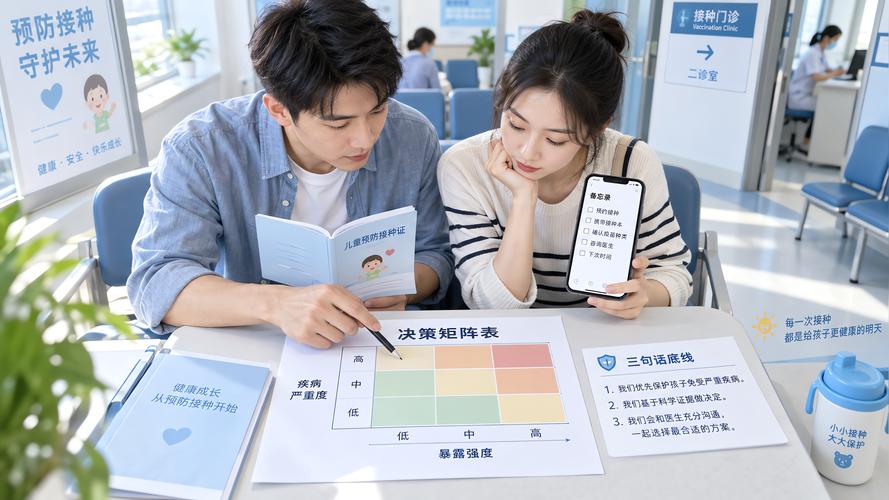 社区调解室长椅上的儿童疫苗本