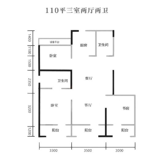 售楼处非实体样板间与实际房屋尺寸对比示意图