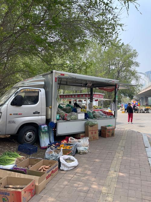 立春街头卖春卷的小推车场景