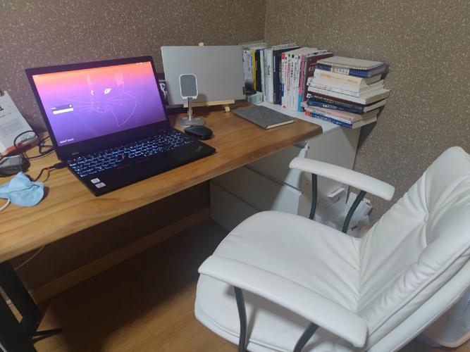 普通人下班在家书桌做副业赚钱实拍场景