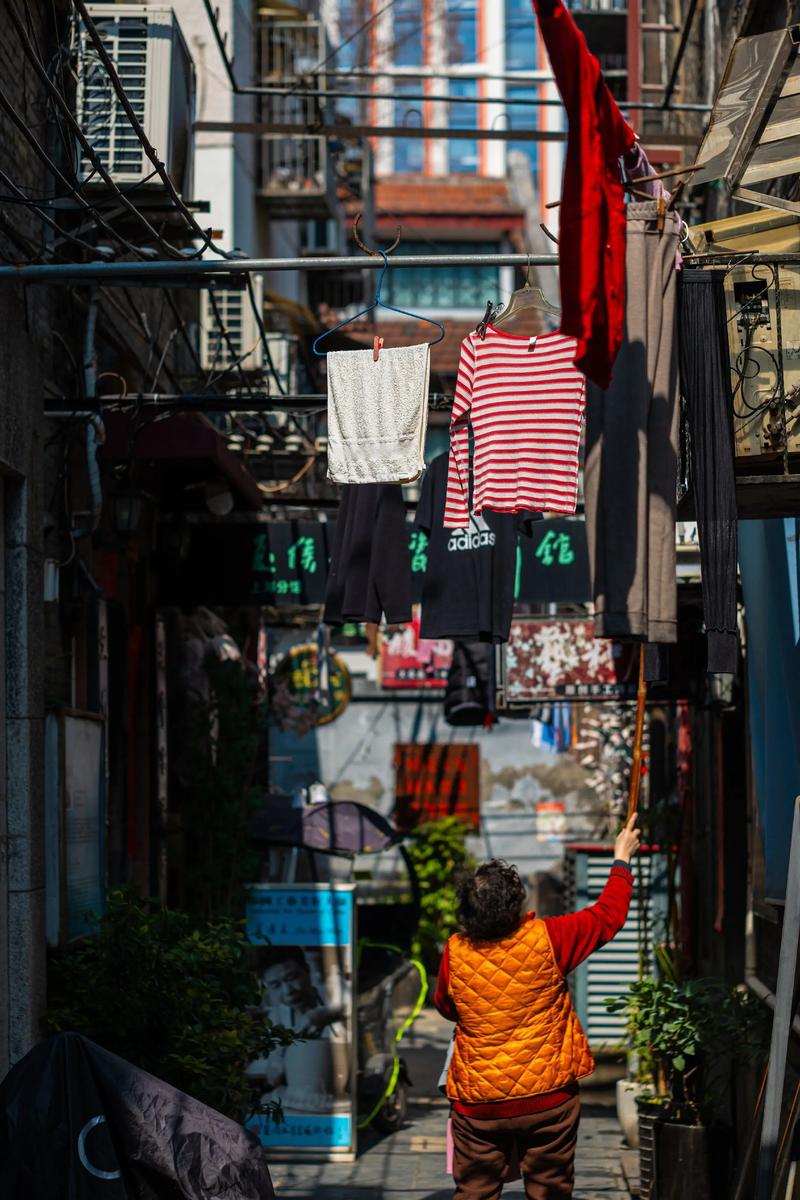 上海弄堂人文抓拍