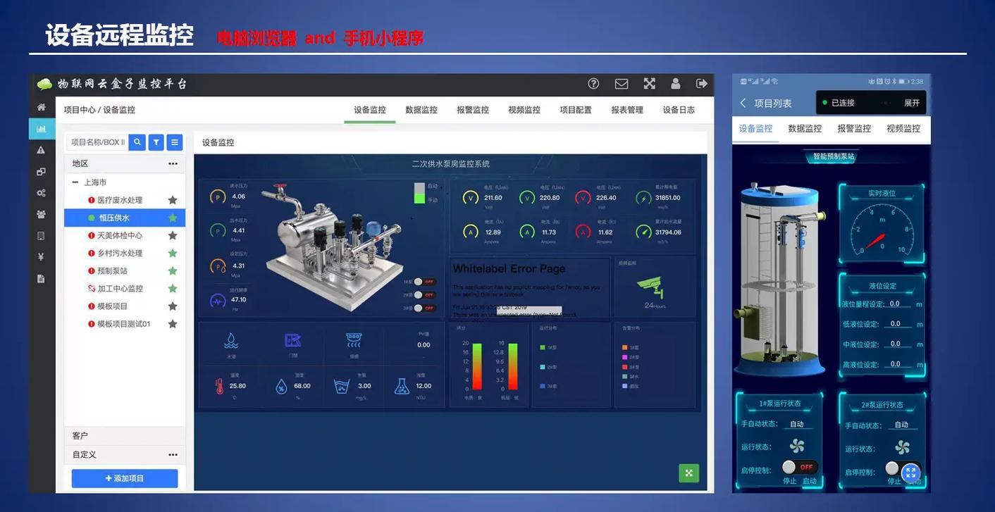杂乱工业HMI界面与简洁界面对比图