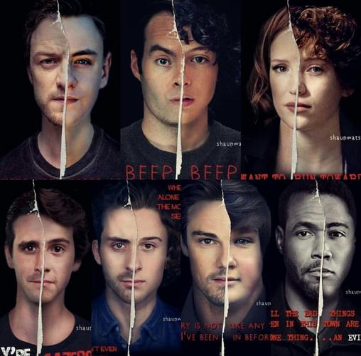 电影小丑回魂与蝙蝠侠小丑角色对比海报