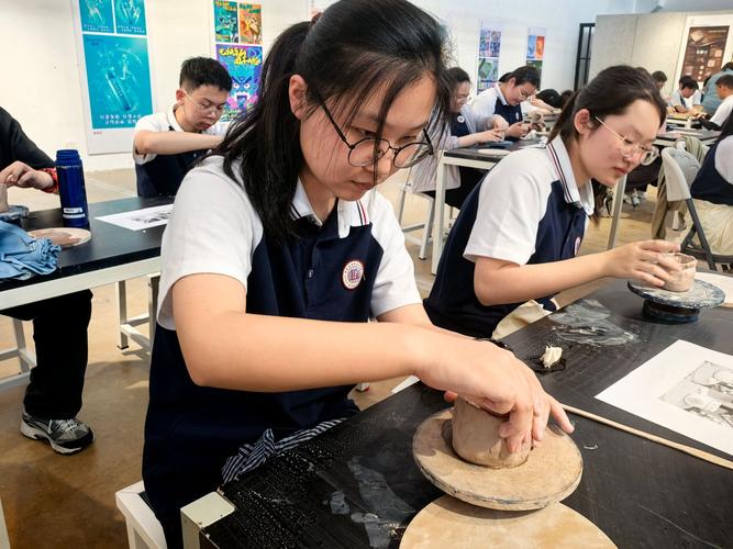 高中新课标职业体验课程活动现场