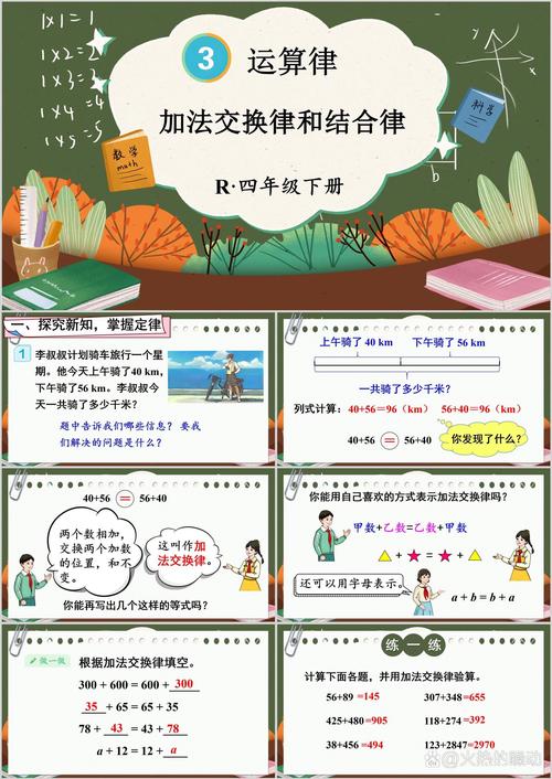 小学加法交换律简便计算板书示例
