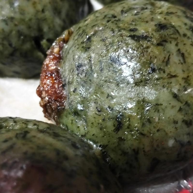 湖北南漳巡检古镇农家清明菜粑粑