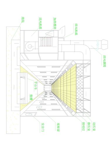 工业烤漆房加热管排布施工图