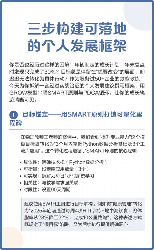 三个可落地的个人发展小步骤