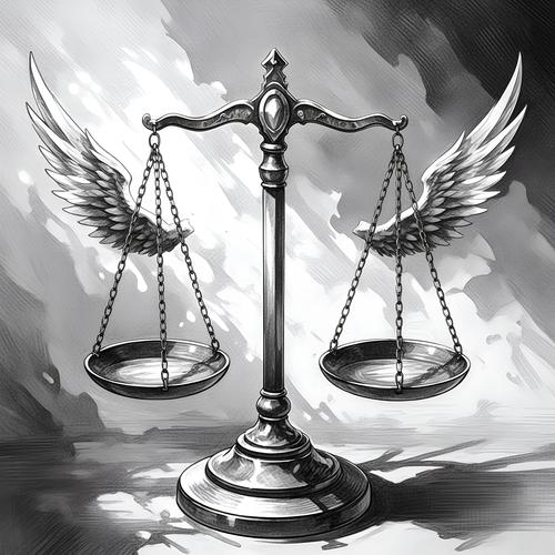 内心天平平衡自尊概念图