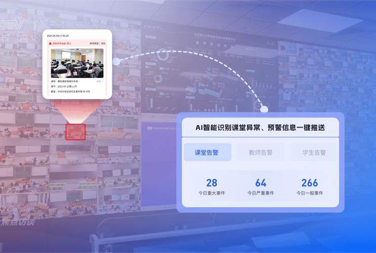 混合式教学学习分析平台预警功能界面截图