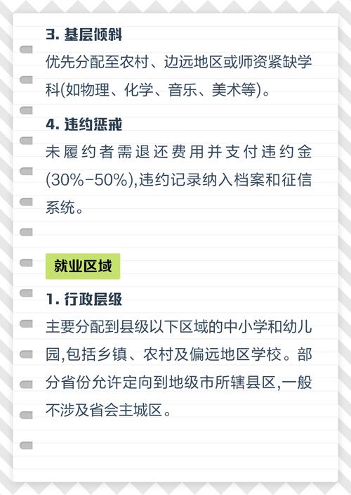 公费师范生定向就业城市分配示意图