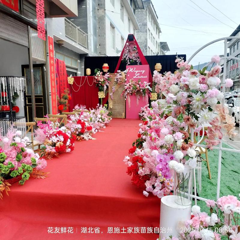 户外婚礼电子屏防雨散热布置实例