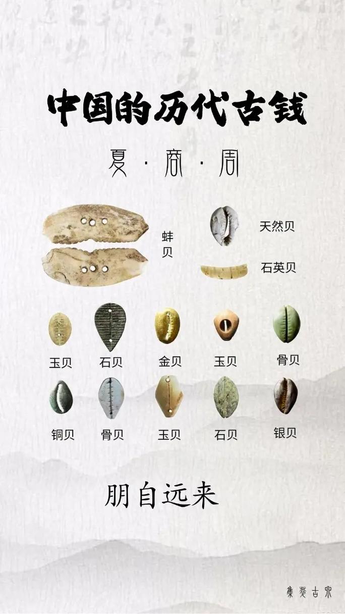 中国古代商代贝币文物图片