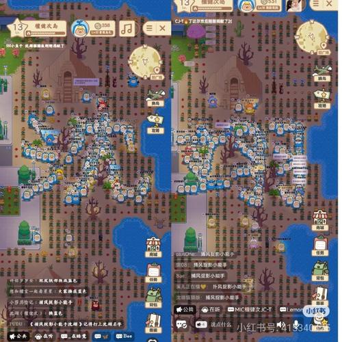 RPG游戏地图金币刷新路线标记图