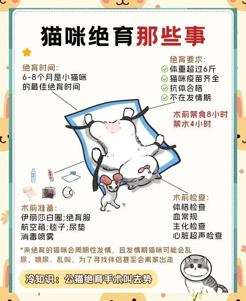家养猫咪绝育年龄兽医建议表