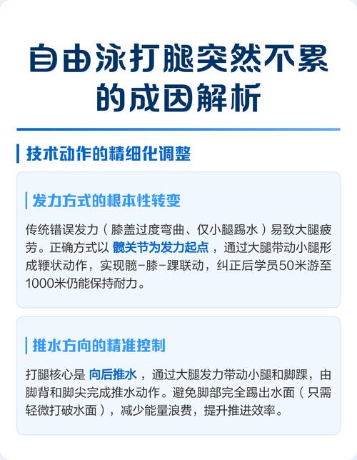 自由泳游不远就累?可能是你打腿太猛