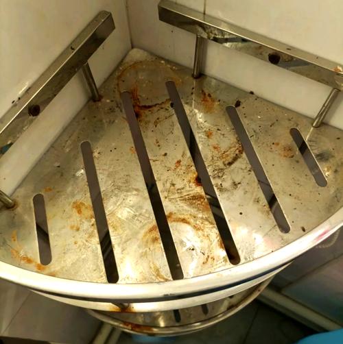 201不锈钢碗篮长期使用锈点实拍
