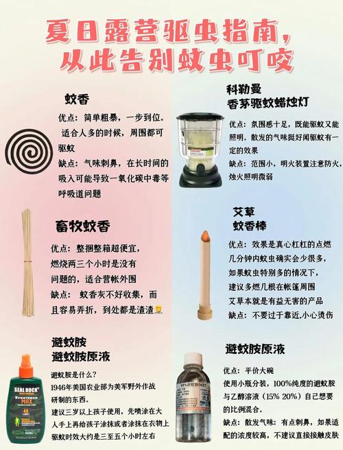 露营防蚊驱虫装备清单